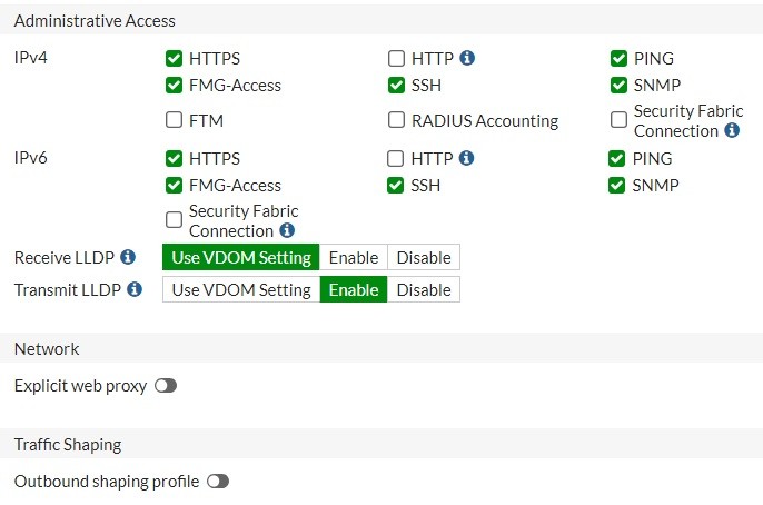 Config Wan fortigate