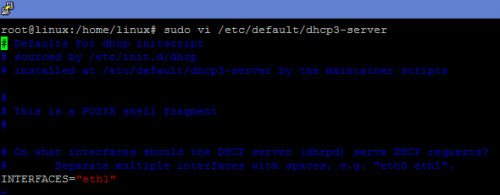 Dhcp-server-linux